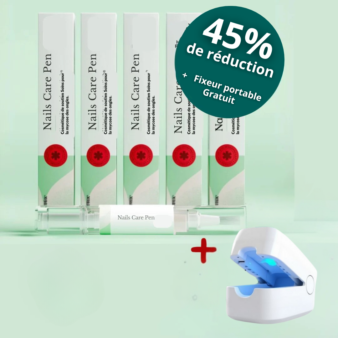 5x Nails care pen + Fixeur portable Gratuit🎁